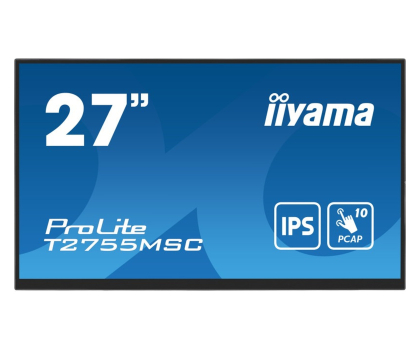 Monitor LED 27" (26,5"-28,4") iiyama ProLite T2755MSC-B1 dotykowy